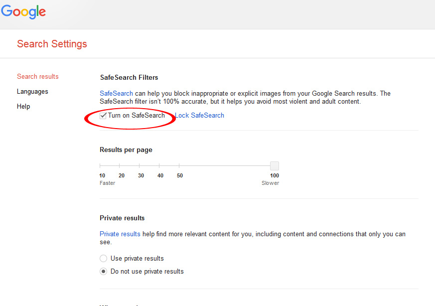 Ethical porn and cybersafety: Turn on Google safe search