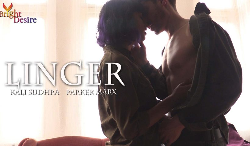Linger by Ms. Naughty Feminist porn video - a woman and man kiss